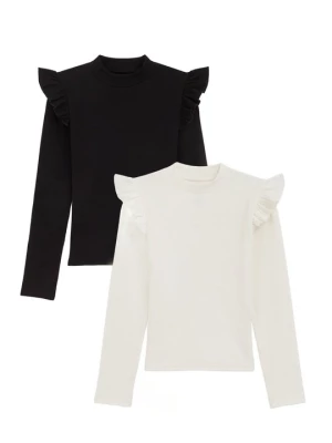 Obrázek produktu Top s dlouhým rukávem WE Fashion černá