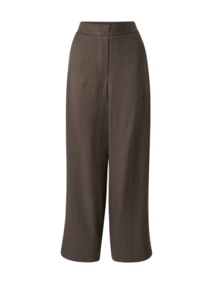 Obrázek produktu TOPSHOP Kalhoty se sklady v pase  hnědá / černá