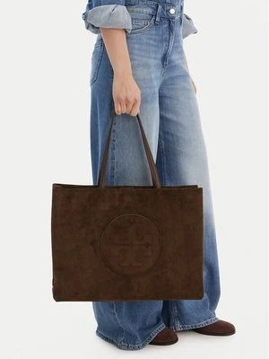 Obrázek produktu Tory Burch Kabelka Ella Suede Tote 170980 Hnědá