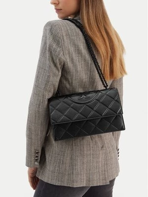 Obrázek produktu Tory Burch Kabelka Fleming Soft Grain Convertible Shoulder Bag 169791 Černá