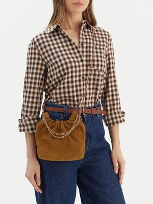 Obrázek produktu Tory Burch Kabelka Fleming Suede Mini Hobo Bag 166066 Hnědá