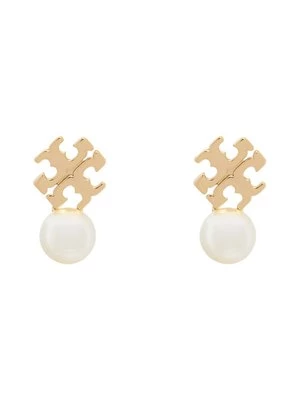 Obrázek produktu Tory Burch Naušnice LOGO AND PEARL STUD EARRINGS 184421 Zlatá