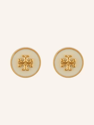 Obrázek produktu Tory Burch Puzetové Náušnice Kira Enamel zlatá / bílá