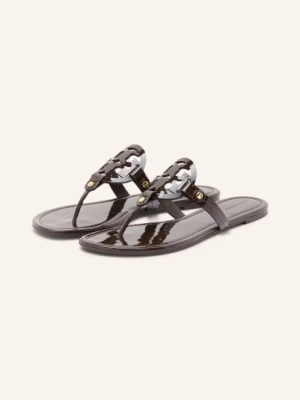 Obrázek produktu Tory Burch Rozdělovač Prstů Miller S Nýty tmavě hnědá / zlatá