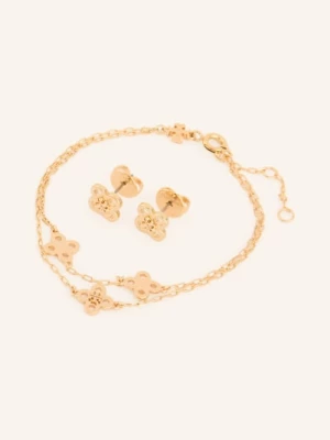 Obrázek produktu Tory Burch Sada Kira: Náušnice A Náramek zlatá