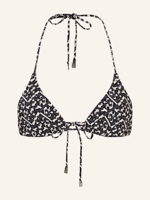 Obrázek produktu Tory Burch Trojúhelníkový Horní Díl Bikin černá / bílá / šedá