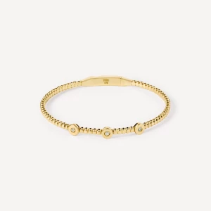 Obrázek produktu Tous - 18K Solid Gold Bracelet With Diamond Detail Tous Atelier -