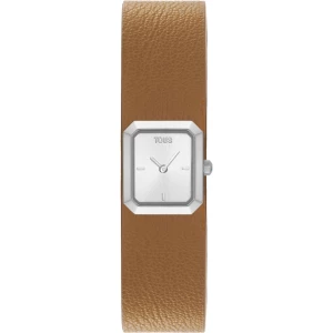Obrázek produktu Tous - Analogové Hodinky Z Oceli S Náramkem Z Hnědé Kůže Tous Karat Emerald Mini -