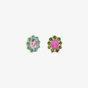 Obrázek produktu Tous - Atelier Tea Time Earrings In Gold With Gemstones -