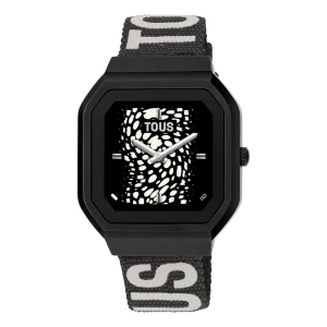 Obrázek produktu Tous - Chytré Hodinky S Nylonovým Řemínkem A Silikonovým Řemínkem V Barvě Lila B-Connect -