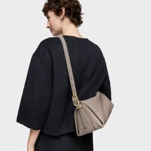 Obrázek produktu Tous - Crossbody Kabelka Tous Fold V Šedohnědé Barvě -