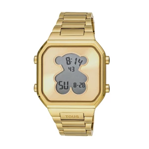 Obrázek produktu Tous - Digitální Hodinky D-Bear S Náramkem Z Oceli Ipg Ve Zlaté Barvě -
