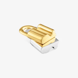 Obrázek produktu Tous - Dvoubarevný Přívěsek S Motivem Visacího Zámku Ve Tvaru Medvídka O Velikosti 20 Mm Tous Unlock -