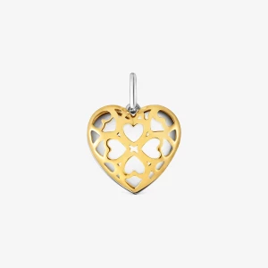 Obrázek produktu Tous - Dvoubarevný Přívěsek Se Dvěma Srdci Medallions -