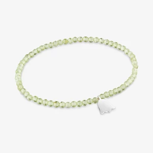 Obrázek produktu Tous - Elastický Náramek S Peridotem A Stříbrným Tulipánem Tous Motifs -