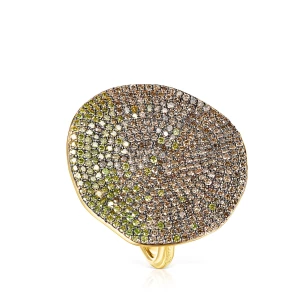 Obrázek produktu Tous - Gold Atelier Nenufar Ring With Yellow Diamonds Velikost