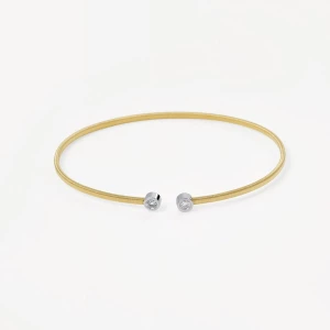 Obrázek produktu Tous - Gold Bracelet With Two Diamonds Tous Atelier -