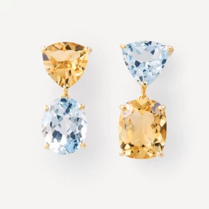 Obrázek produktu Tous - Gold Earrings With Citrine And Topaz Tous Atelier -