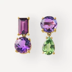 Obrázek produktu Tous - Gold Earrings With Gemstones Tous Atelier -