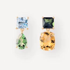 Obrázek produktu Tous - Gold Earrings With Gemstones Tous Atelier -