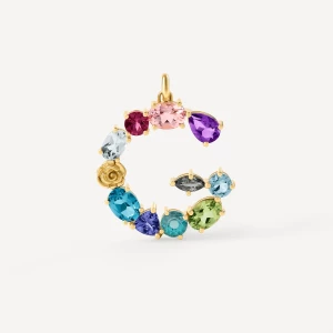 Obrázek produktu Tous - Gold Letter G Pendant With Gemstones Tous Atelier -