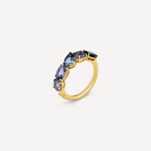 Obrázek produktu Tous - Gold Ring With Iolite And Tanzanite Tous Atelier Velikost