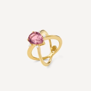 Obrázek produktu Tous - Gold Ring With Tourmaline And Diamonds Tous Atelier Velikost