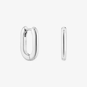 Obrázek produktu Tous - Krátké Kruhové Náušnice O Délce 18,2 Mm Ze Stříbra Tous Basics -