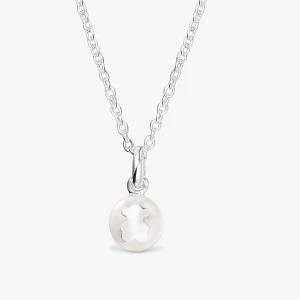 Obrázek produktu Tous - Krátký Stříbrný Náhrdelník S Uměle Vypěstovanou Sladkovodní Perlou O Velikosti 6,5 Mm Tous Icon Pearl -