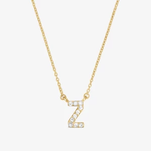 Obrázek produktu Tous - Krátký Zlatý Náhrdelník Alphabet S Písmenem Z A Diamanty O Hmotnosti 0,05 Karátu -