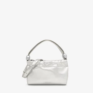 Obrázek produktu Tous - Malá Kožená Crossbody Kabelka Stříbrné Barvy Tous Gloss -