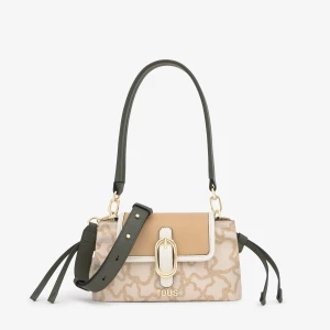 Obrázek produktu Tous - Malá Pískově Béžová Crossbody Kabelka Tous Kaos Icon -