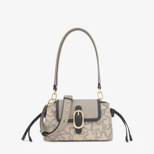 Obrázek produktu Tous - Malá Šedohnědá Crossbody Kabelka Tous Kaos Icon -