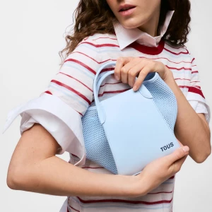 Obrázek produktu Tous - Malá Tote Kabelka V Nebesky Modré Barvě Tous Tulip Mesh -