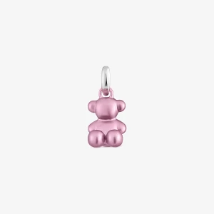Obrázek produktu Tous - Malý Přívěsek Ve Tvaru Medvídka Z Oceli Ve Světle Růžové Barvě Bold Bear -