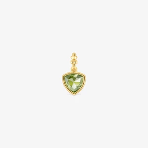 Obrázek produktu Tous - Malý Přívěsek Ze Stříbra Pozlaceného 18karátovým Zlatem S Peridotem Medallions -