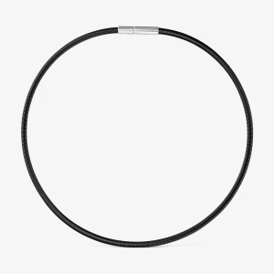 Obrázek produktu Tous - Náhrdelník O Tloušťce 4 Mm Z Černé Ip Oceli Mesh Tube -