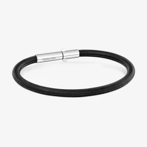 Obrázek produktu Tous - Náramek O Délce 17,5 Cm Z Černé Ip Oceli Mesh Tube -