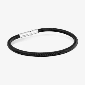 Obrázek produktu Tous - Náramek O Délce 19 Cm Z Černé Ip Oceli Mesh Tube -