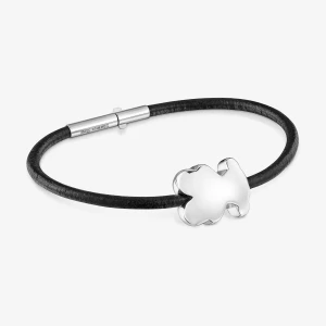 Obrázek produktu Tous - Náramek S Medvídkem O Velikosti 18 Mm Ze Stříbra A Pryže Tous Bold Motif -