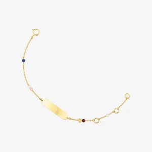 Obrázek produktu Tous - Náramek Z Pozlaceného Stříbra S Drahými Kameny Tous Baby -