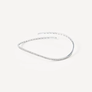 Obrázek produktu Tous - Otevřený Náramek Tous Atelier Z Bílého Zlata S Diamanty -