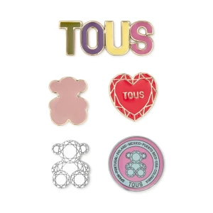 Obrázek produktu Tous - Pack Of Gold-Colored Pins Tous Bear Style -