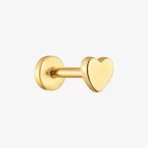 Obrázek produktu Tous - Piercing Ze 14karátového Zlata S Motivem Srdce O Velikosti 6 Mm Tous Basics -
