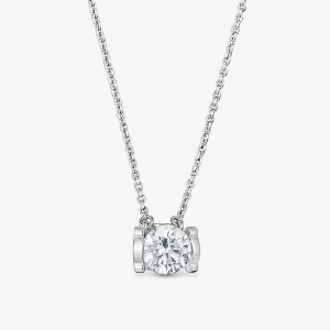 Obrázek produktu Tous - Platinový Obojkový Náhrdelník S Laboratorně Vytvořeným Diamantem O Hmotnosti 0,70 Karátu S Briliantovým Brusem Tous Sweet Diamonds Lgd