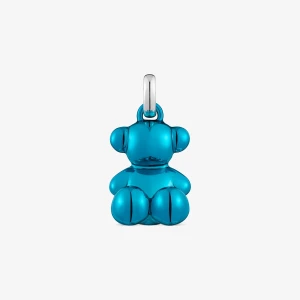 Obrázek produktu Tous - Přívěsek Ve Tvaru Medvídka Z Modré Oceli Bold Bear -