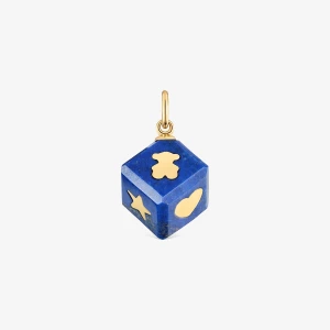 Obrázek produktu Tous - Přívěsek Ze 14karátového Zlata S Lazuritem Cube -