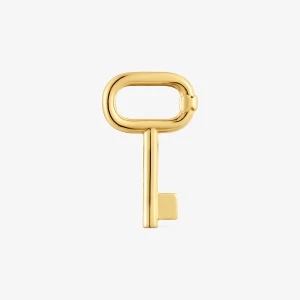 Obrázek produktu Tous - Přívěsek Ze Stříbra Pozlaceného 18karátovým Zlatem S Motivem Klíče O Velikosti 23 Mm Tous Unlock -