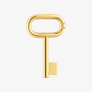Obrázek produktu Tous - Přívěsek Ze Stříbra Pozlaceného 18karátovým Zlatem S Motivem Klíče O Velikosti 32 Mm Tous Unlock -