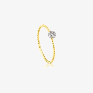 Obrázek produktu Tous - Prsten Tous Brillants Ze Zlata S Diamantem 0,06 Ct Velikost